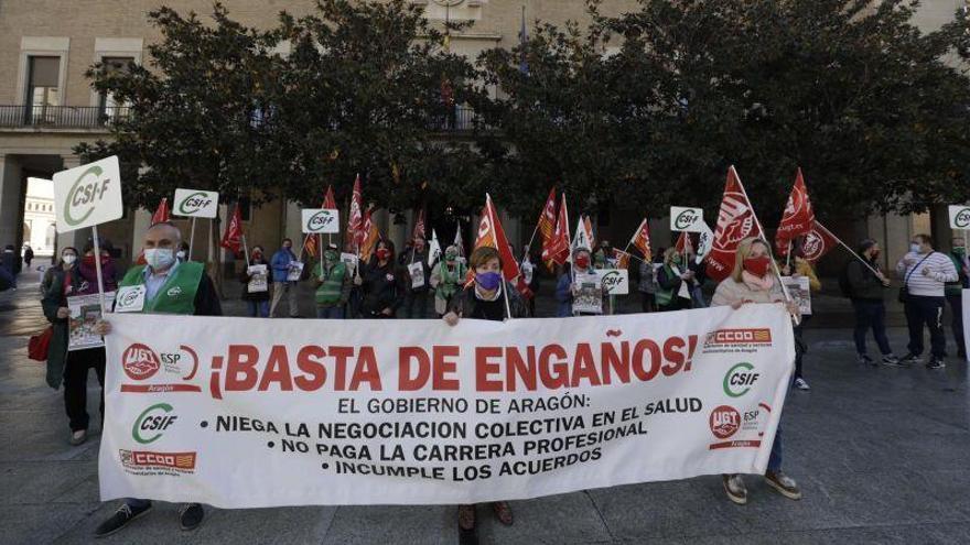 CCOO reclama al Gobierno un &quot;verdadero&quot; reconocimiento a los sanitarios aragoneses