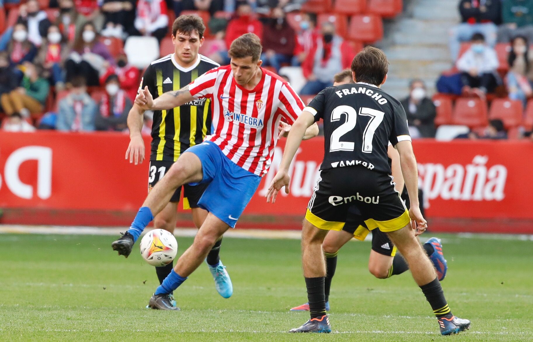 Sporting - Zaragoza, en imágenes