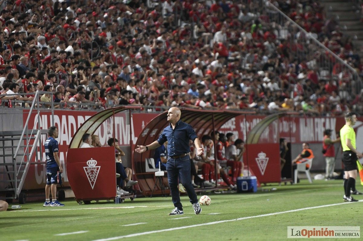Así fue el encuentro del play off del Real Murcia y el Nástic en la lucha por el ascenso