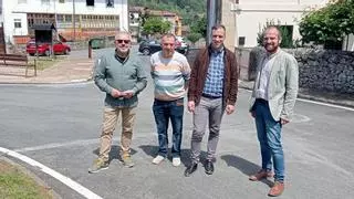 Inaugurada la renovación de la carretera de Carúa al Molín de la Cal en Villamayor  (Piloña)