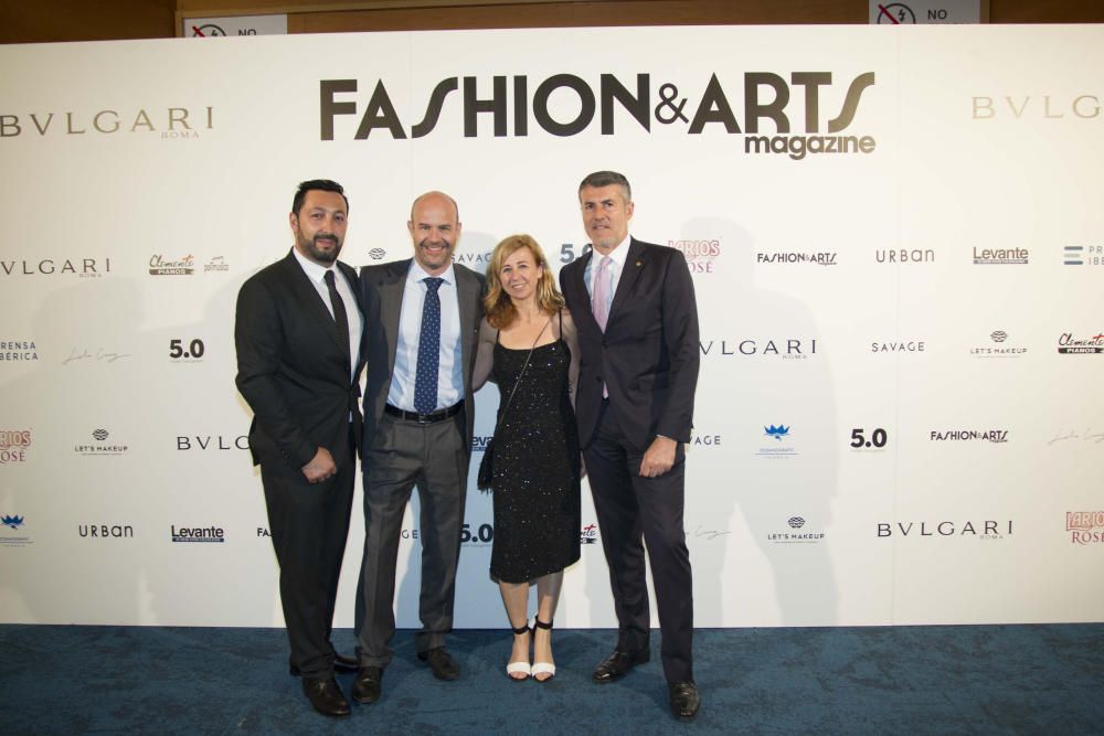 Gala de presentación de la revista Fashion & Arts Magazine en València.