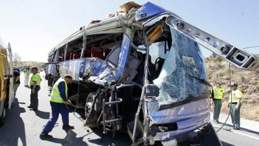 El conductor del autobús accidentado en Ávila, libre