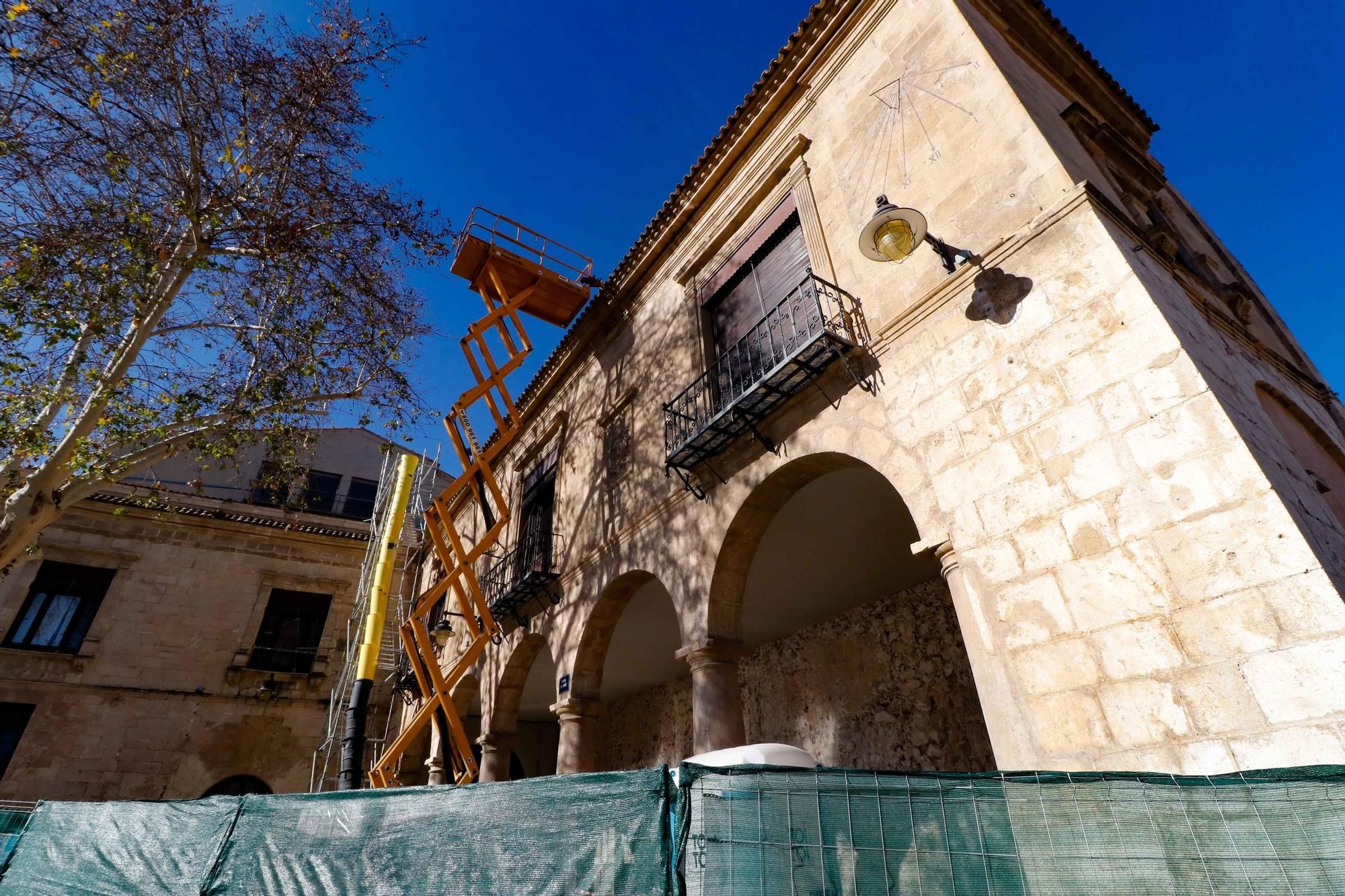 Obras en el Museo Arqueológico Camil Visedo de Alcoy