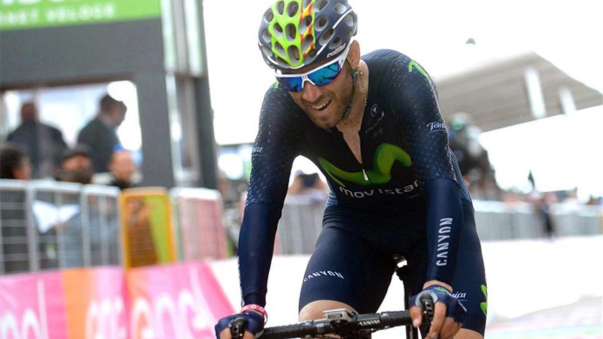 Valverde quiere subir al podio en el Giro de Italia