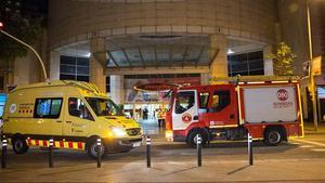 Simulacro de atentado terrorista en el centro comercial Diagonal Mar de Barcelona, en abril del 2017