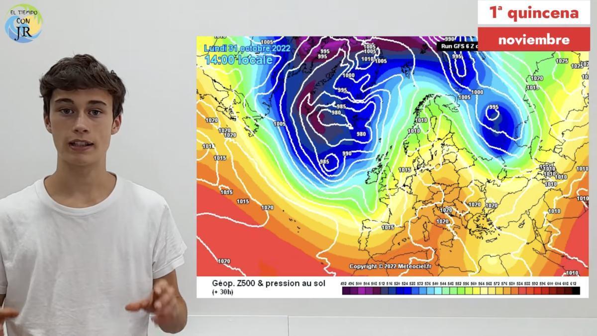 El joven &#039;meteorólogo&#039; Jorge Rey alerta del tiempo que nos trae este noviembre y predice cómo será este invierno