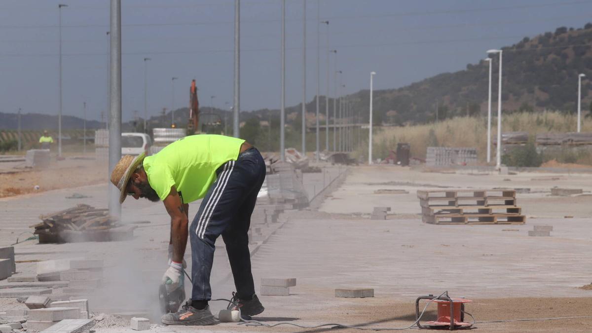 Trabajadores de la construcción.