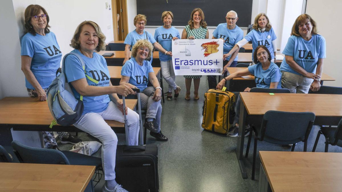 La Universidad de Alicante es la primera en enviar de Erasmus a alumnos de más de 50 años