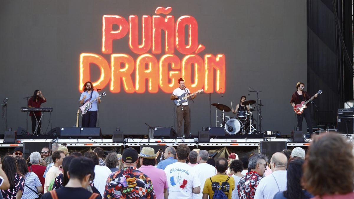 Puño Dragón, en el concierto que ofrecieron el pasado 5 de septiembre en el Vive Latino.