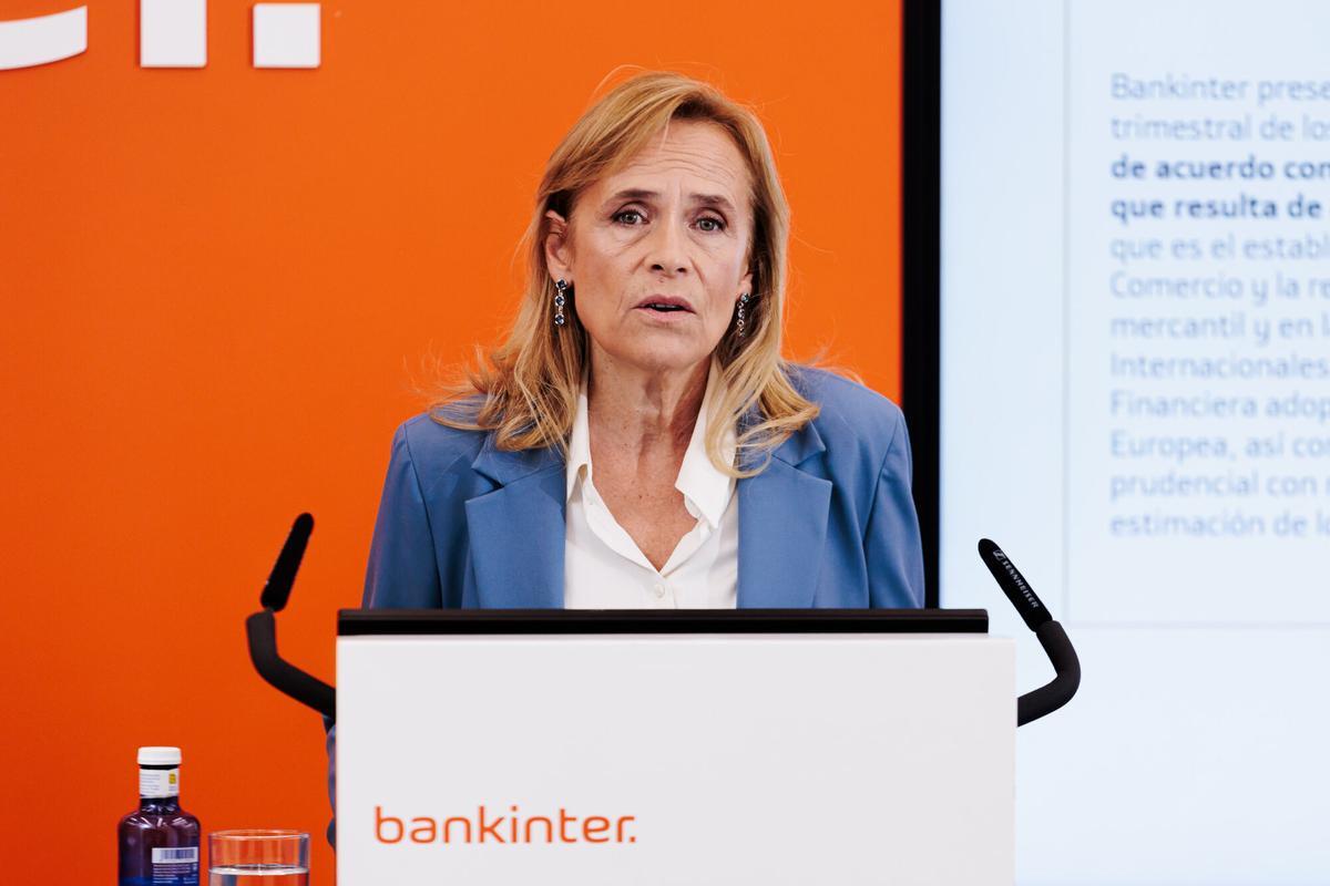 La consejera delegada de Bankinter, Gloria Ortiz.