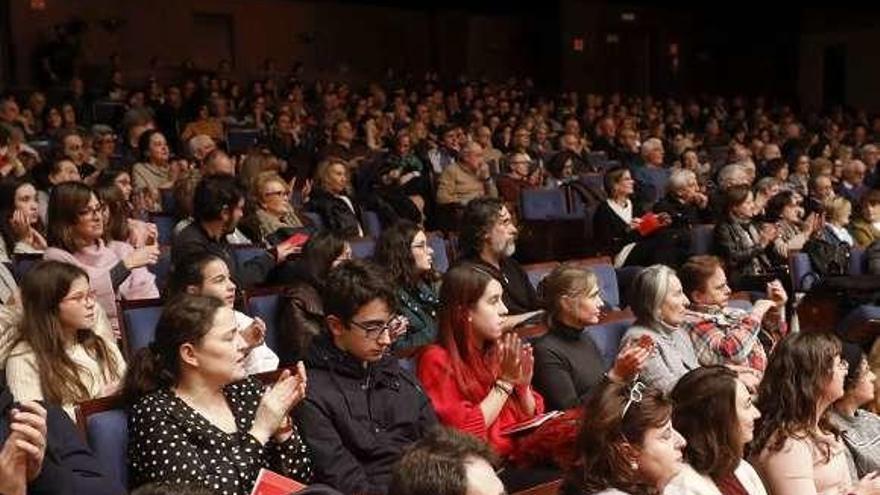 El público asistente ayer al Auditorio.