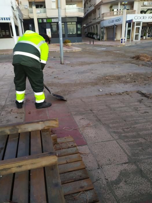 Daños por el temporal en El Campello