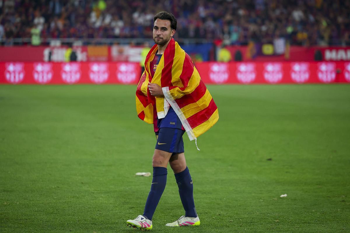 Èric Garcia, tras ganar la Copa del Rey ante el Real Madrid en La Cartuja