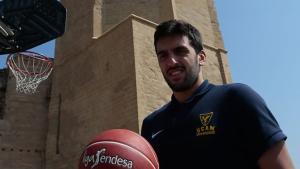 El argentino Campazzo, antes de afrontar el desafío de la Seu Vella.