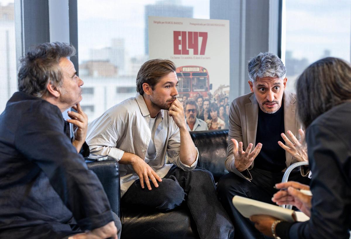 Eduard Fernández, Carlos Cuevas y Marcel Barrena