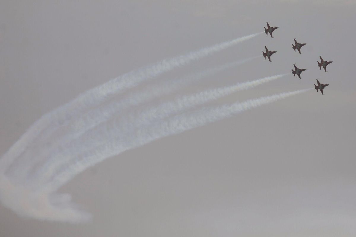El Festival Aire25 por los 40 años de la Patrulla Águila, en imágenes.
