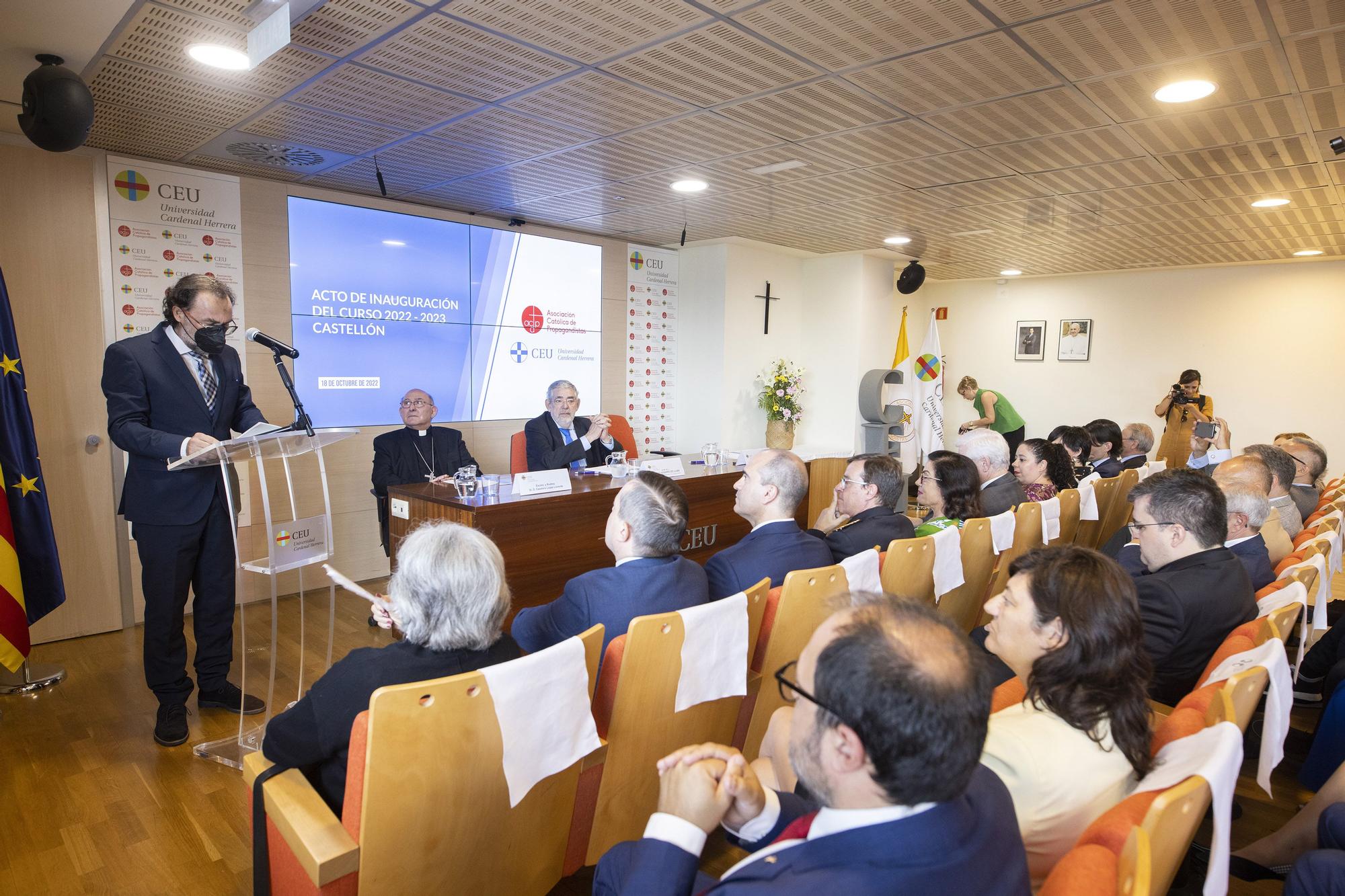 Acto de inauguración del curso de la Universidad Cardenal Herrera CEU