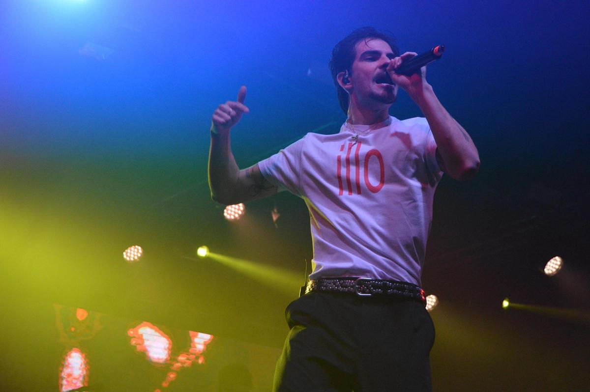 Xavibo, en un momento del concierto