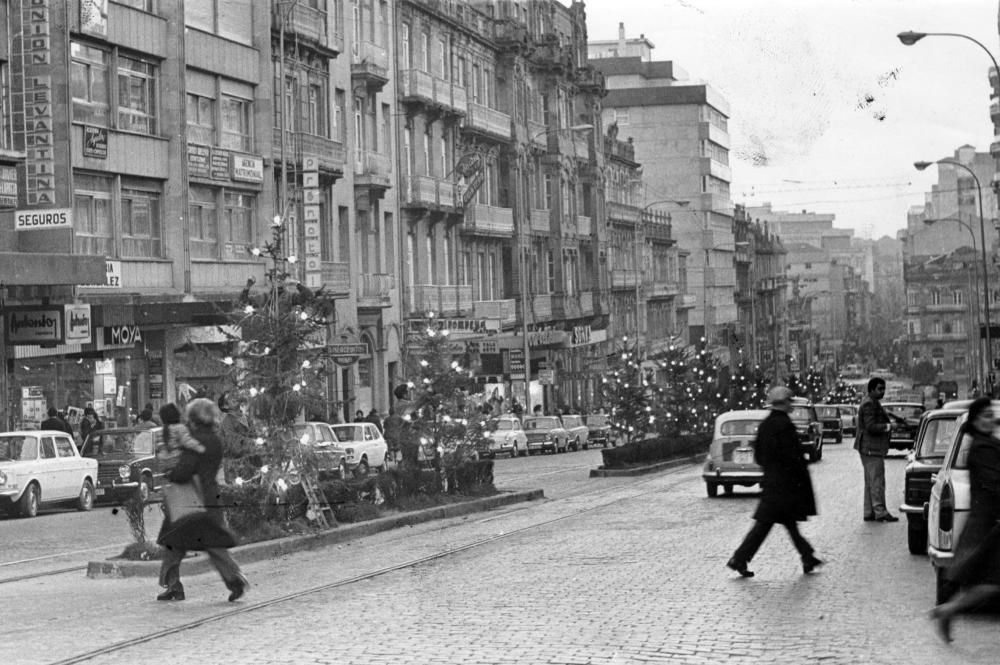 Un paseo por 50 años de Navidad en Vigo