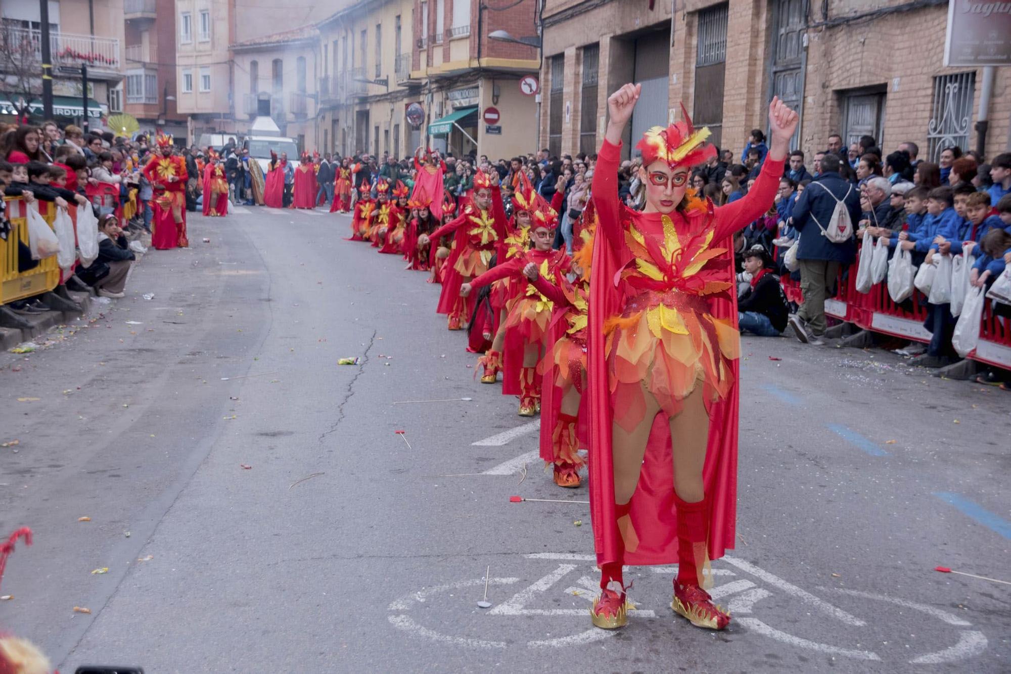 Cabalgata fallera en Sagunt