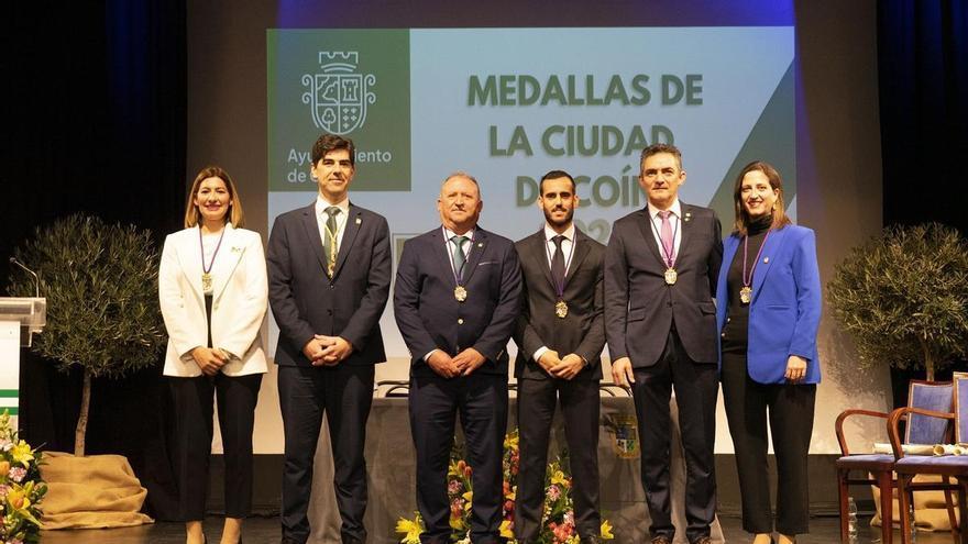 Juanmi, la Banda del Nazareno y la asociación de Cazadores, Medallas Ciudad de Coín 2023