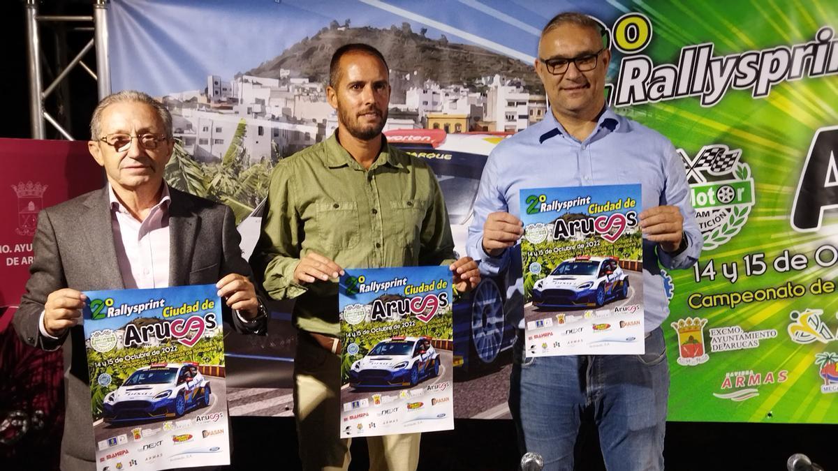 Imagen de la presentación oficial del Rallysprint Ciudad de Arucas