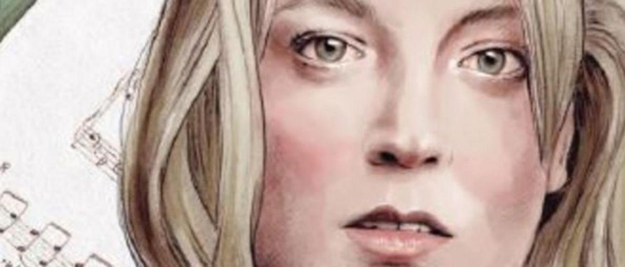 África Alonso, a la il·lustració del calendari. | Ariana Pérez Pérez