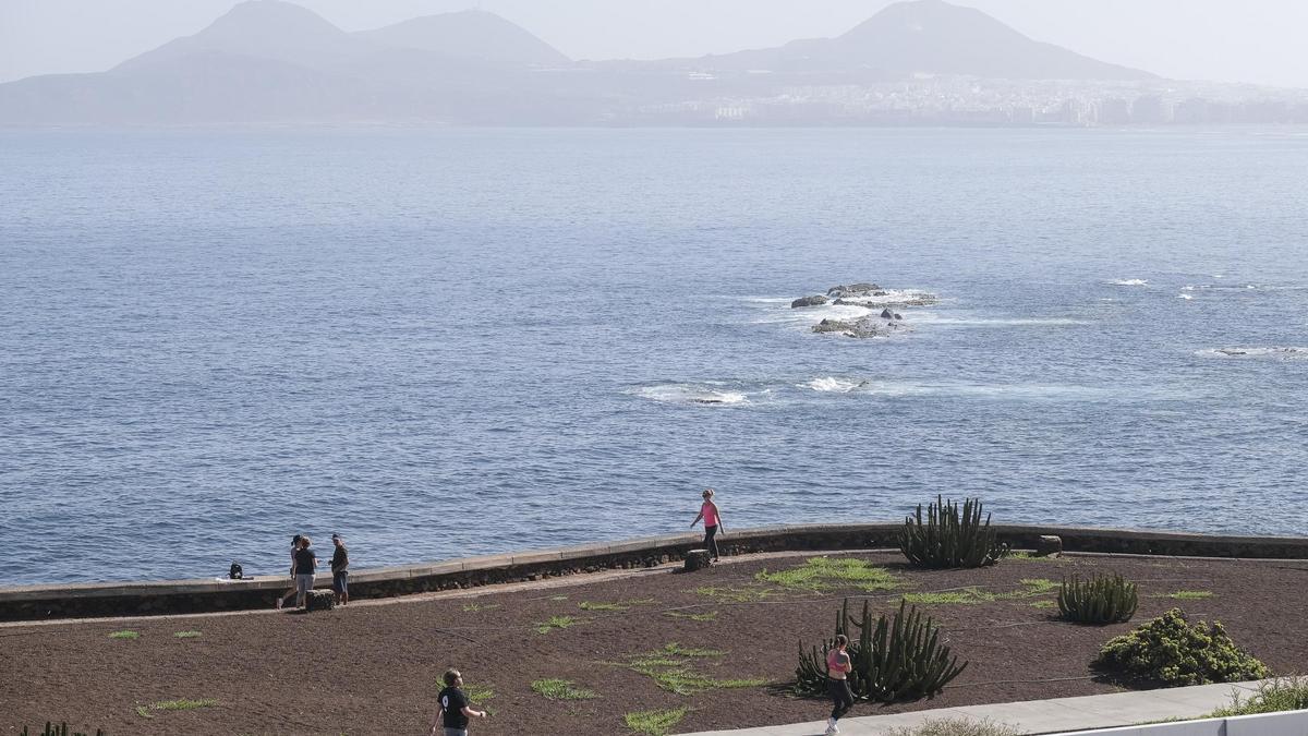 Tiempo con calima en Las Palmas de Gran Canaria