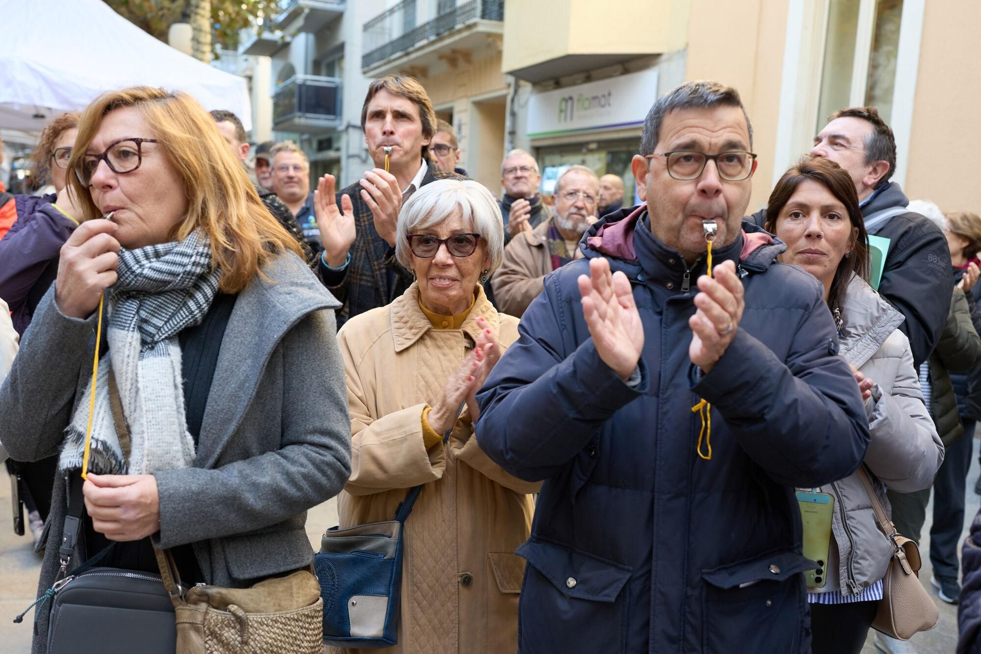 L'aturada de pescadors de Blanes, en imatges