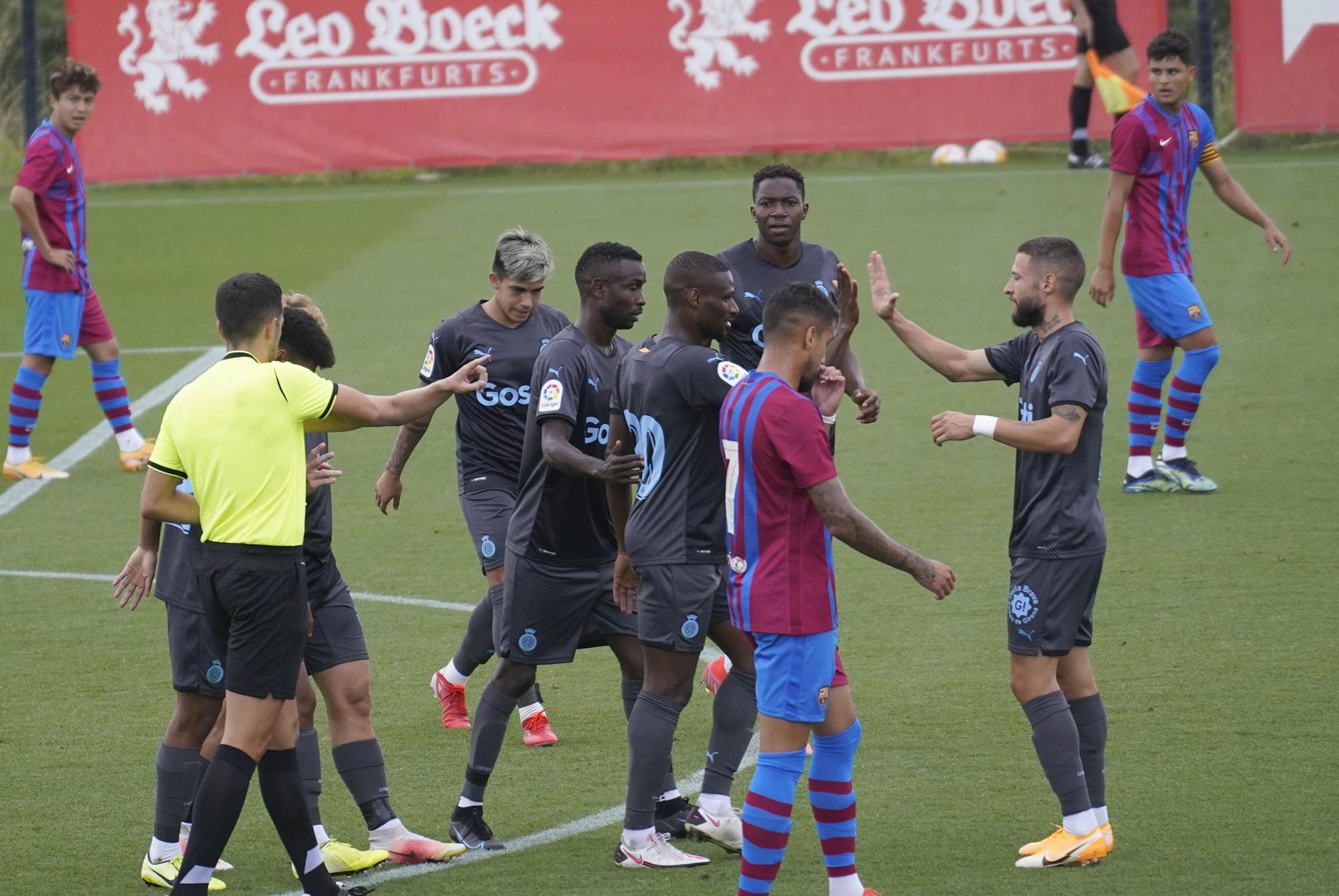 El Girona - Barça B en imatges