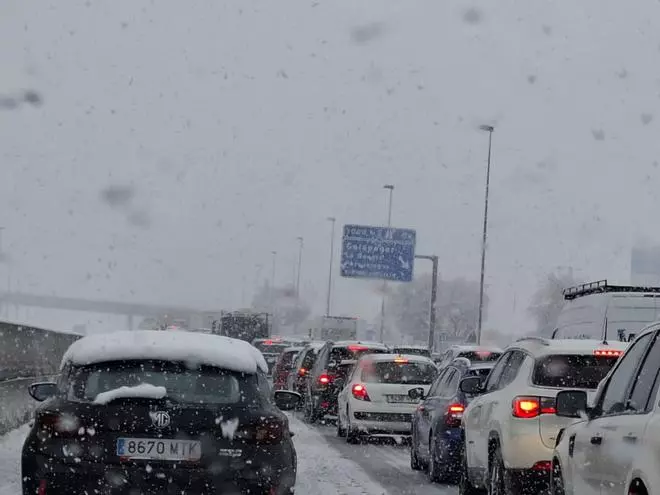 28 de enero de 2026: las imágenes de la gran nevada en la Comunidad de Madrid