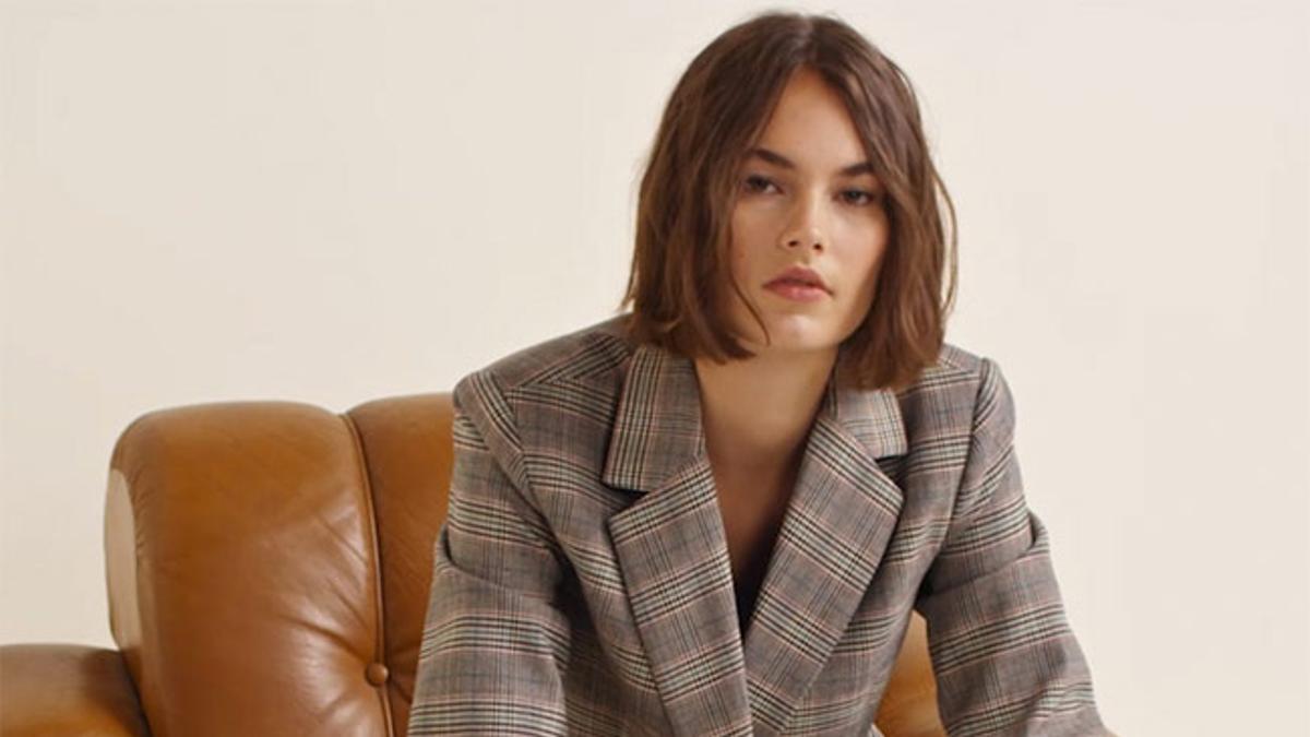 Rebajas Mango: traje de chaqueta a cuadros