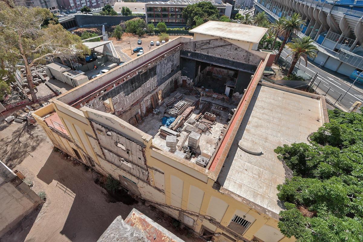 Visita a las obras del Viera y Clavijo Visita a las obras del Viera y Clavijo