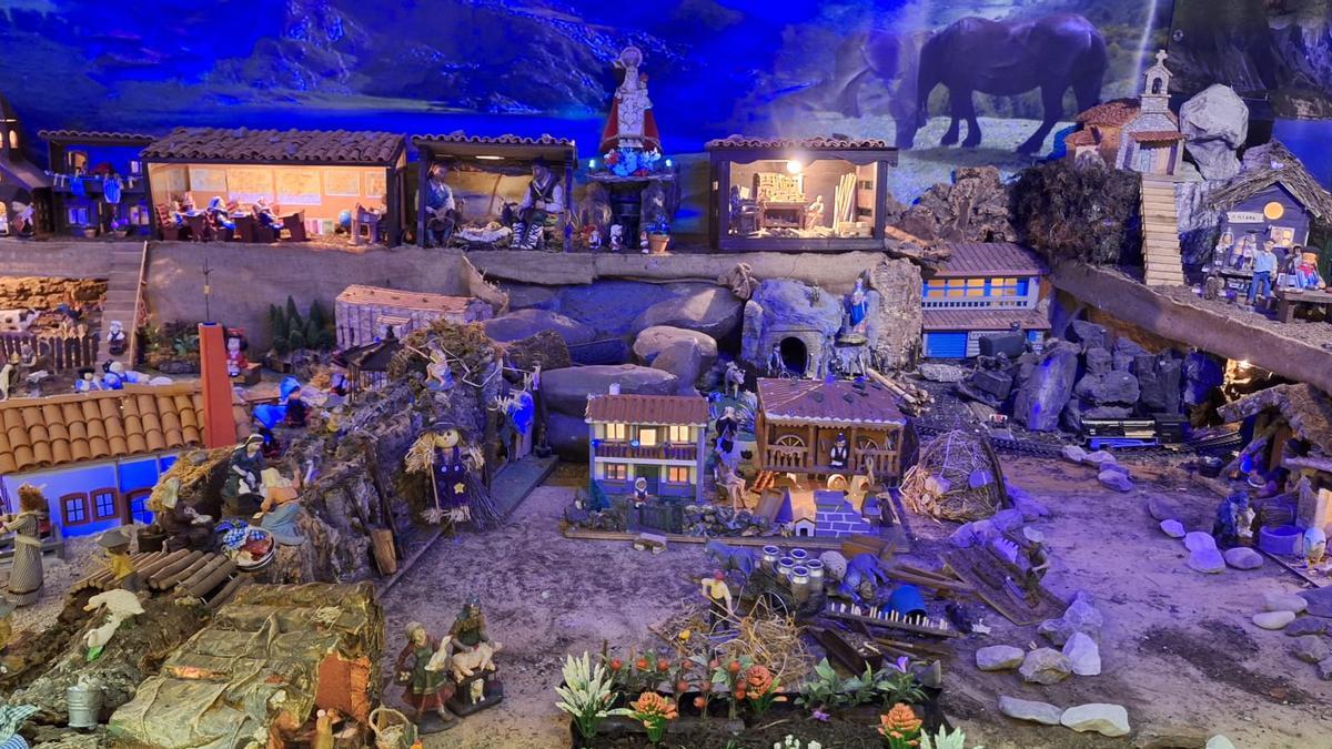Uno de los belenes de la ruta