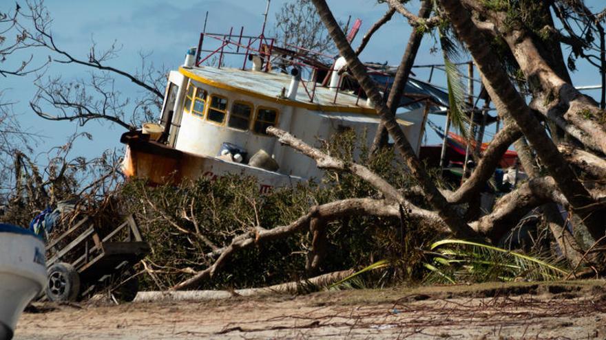 Daños provocados por la tormenta tropical Eta.