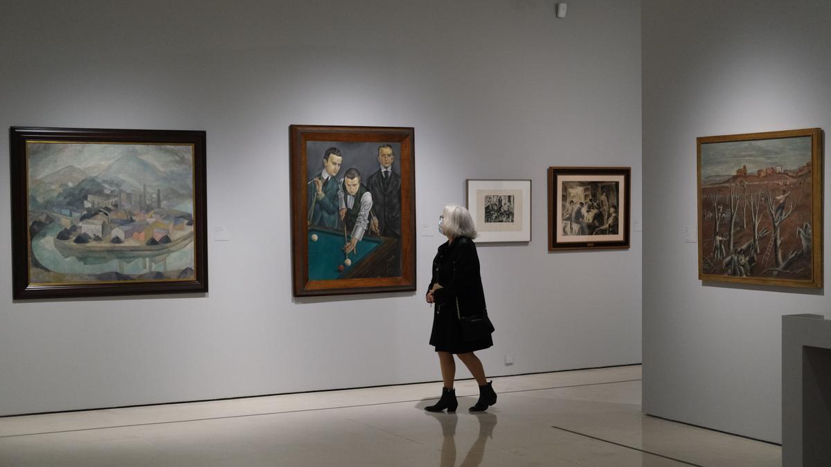 La exposición 'Real(ismos). Nuevas figuraciones en el arte español entre 1918 y 1936' en el Museo Carmen Thyssen Málaga