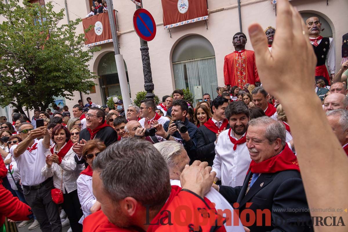 Moros y Cristianos en la mañana del día dos en Caravaca