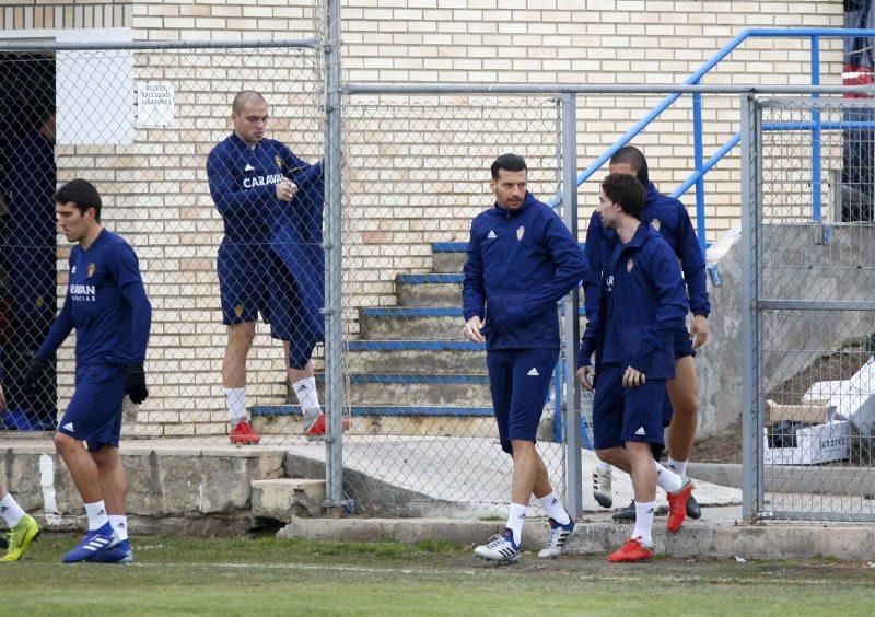 Entrenamiento del Real Zaragoza (22-1-2019)