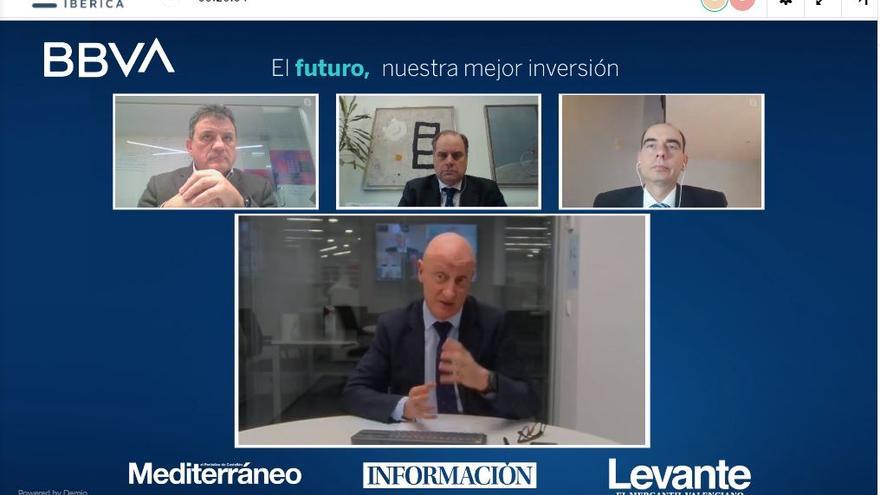 Un momento de la mesa de debate celebrada en el evento online de Prensa Ibérica y BBVA.