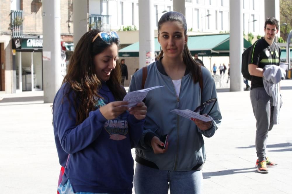 Manifestación en Murcia contra la Lomce