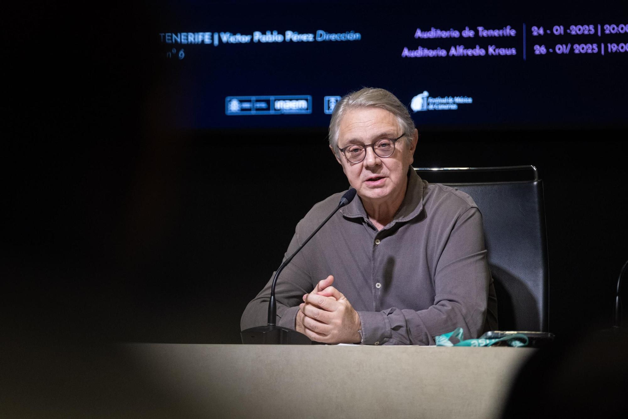 Presentación del concierto de la Sinfónica en el Festival de Música