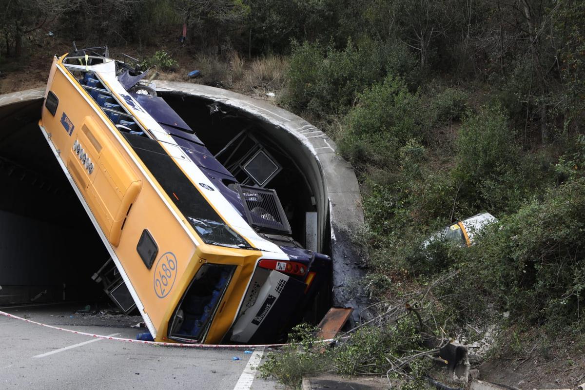 El accidente de autobús en la C-32