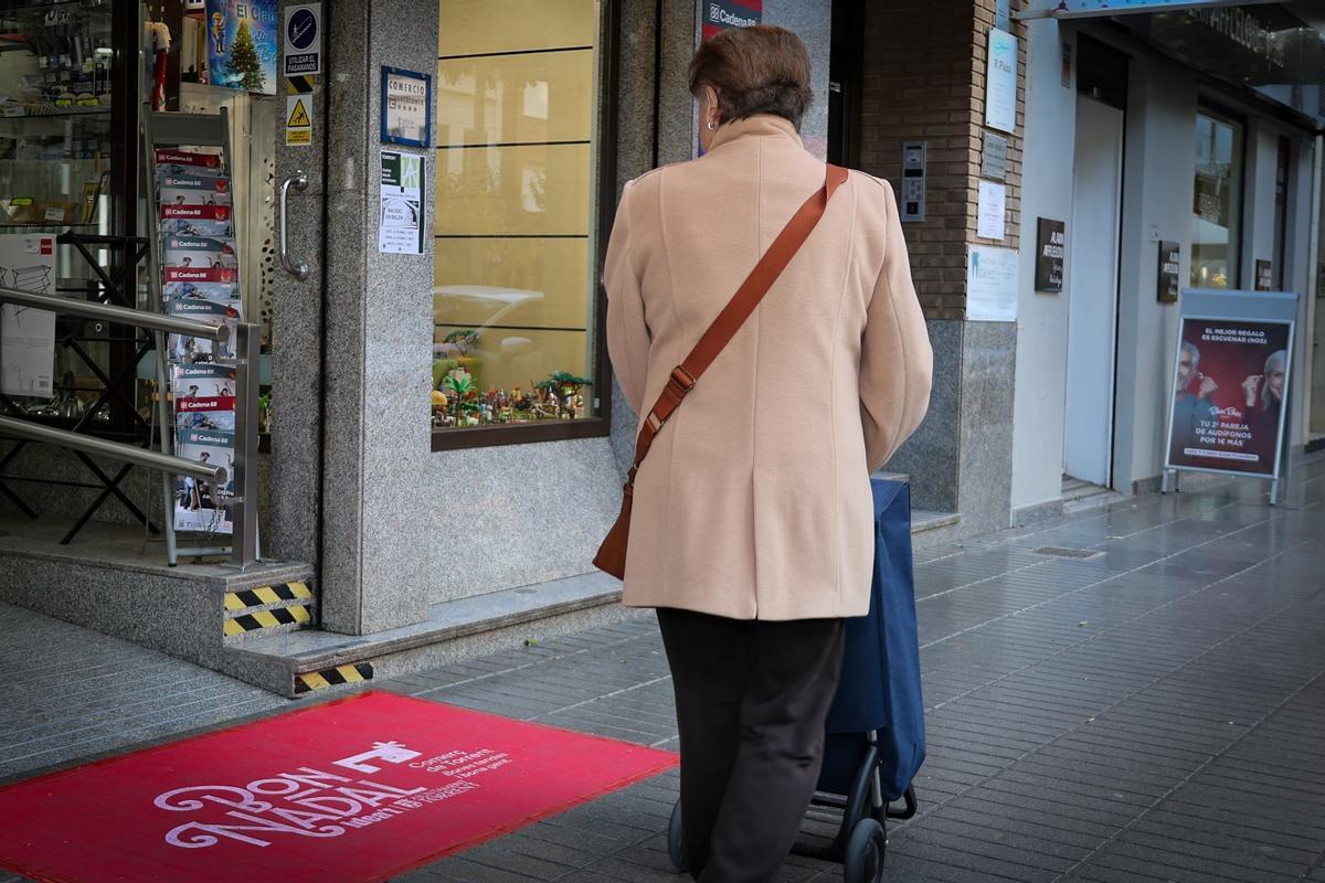 Alfombras navideñas en Torrent.