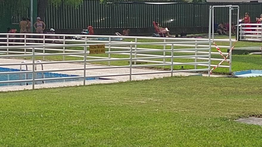 El vaso pequeño de la piscina de Plasencia, cerrado por culpa de vándalos