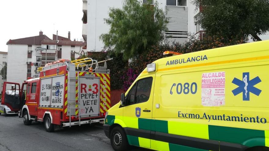 Los bomberos acudieron a la llamada de la mujer, que vive en Carlinda.