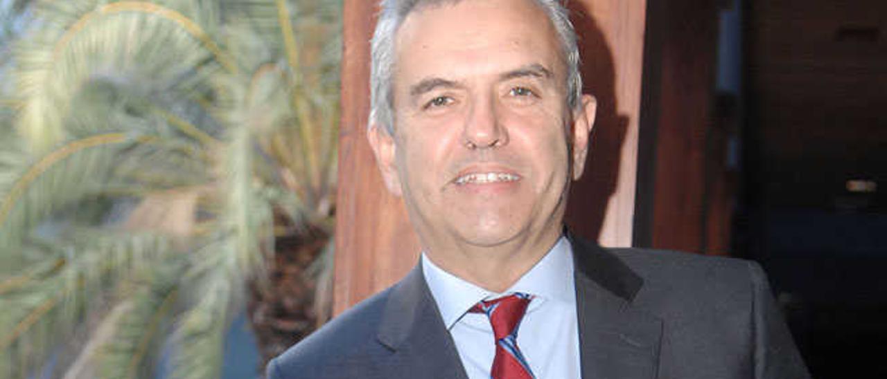 Eduardo López Busquets, ayer antes de su conferencia en Casa África.