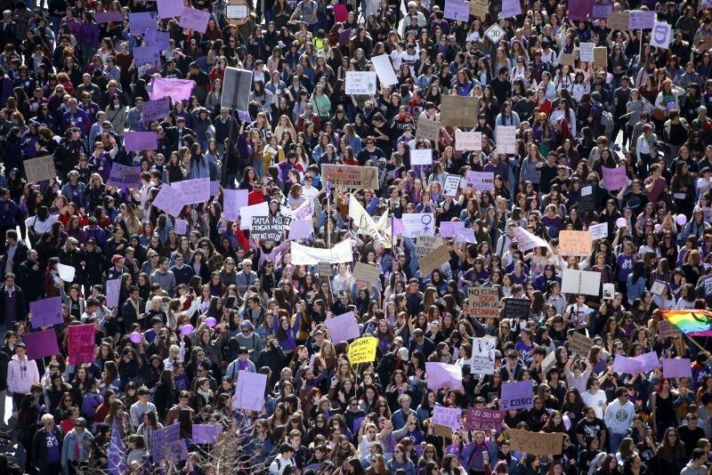 Concentraciones por el 8-M en Zaragoza