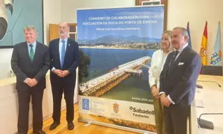 Un mural artístico y marinero decorará A Doca en Baiona