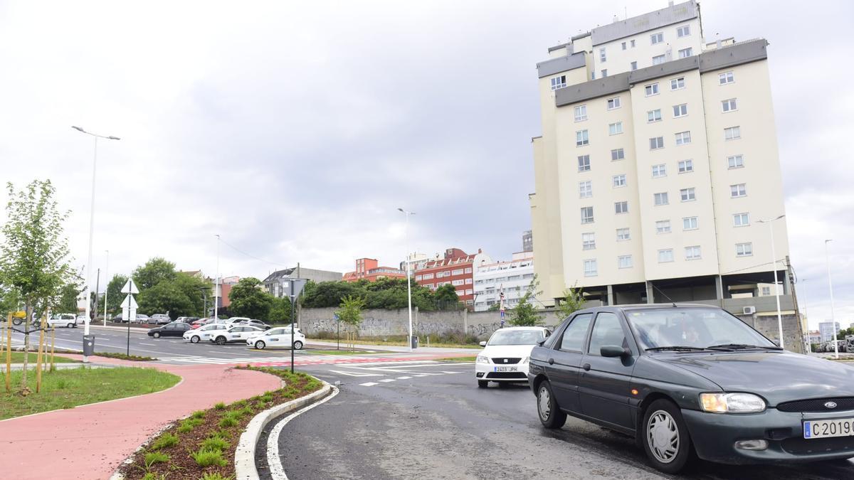 A Coruña estrena el acceso a la estación intermodal desde la avenida de A Sardiñeira