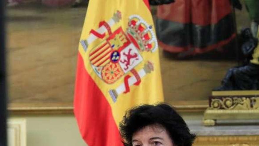 La ministra de Educación, Isabel Celaá. // FdV